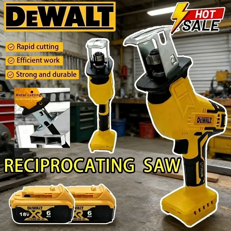 

Dewalt 2800RPM Cordless Electric Saw Brushless Reciprocating Saw Multifunctional Metal Wood Pipe Cutting Saw Power Tool