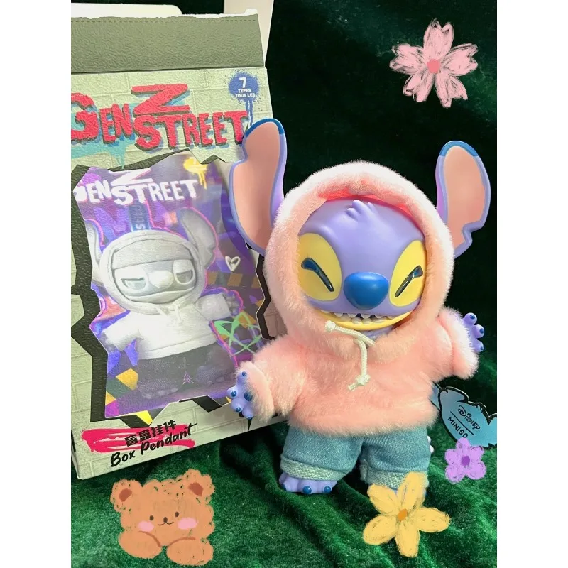 

Disney Genuine Stitch Gen Z Street Series слепая коробка игрушка кулон стежка аниме фигурка сюрприз загадочный милый подарок на день рождения