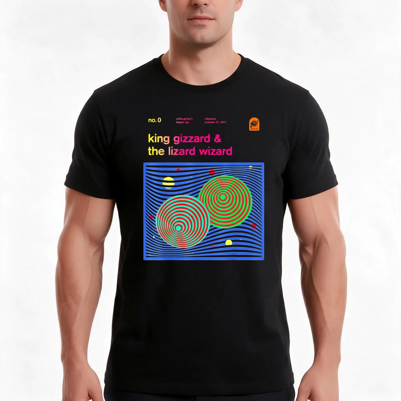 King Funny Gizzard The Lizard Gift Wizard T-Shirt Summer Casual Cotton Tee Oversized Streetwear Tops Vintage Graphic Print