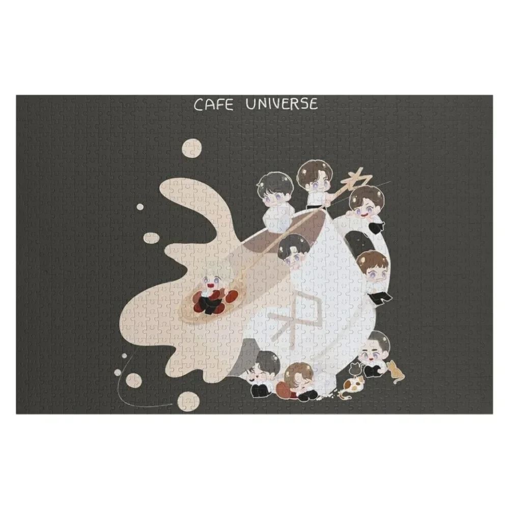 

Пазл EXO.CAFE.UNIVERSE, деревянный пазл на заказ, персонализированные подарки для детей, индивидуальные игрушки для детей, пазл