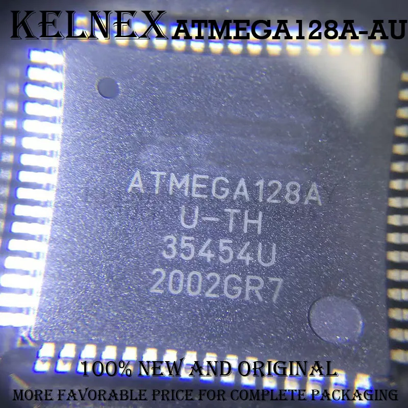 1PCS ATMEGA128A-AU ATMEGA128-16AU ATMEGA128L-8AI ATMEGA128L-8AU TQFP64 8-Bit Microcontroller Chip