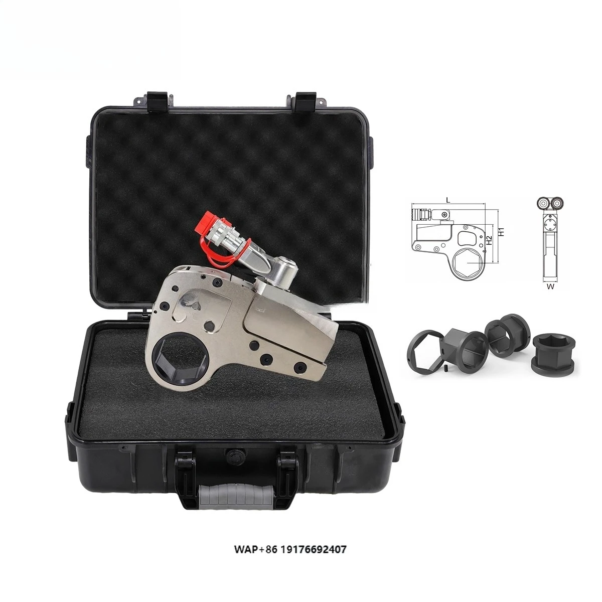 Factory Price Industrial Grade Low Profile 700Mpa Hydraulic Torque Wrench Lightweight 220V Rated Voltage