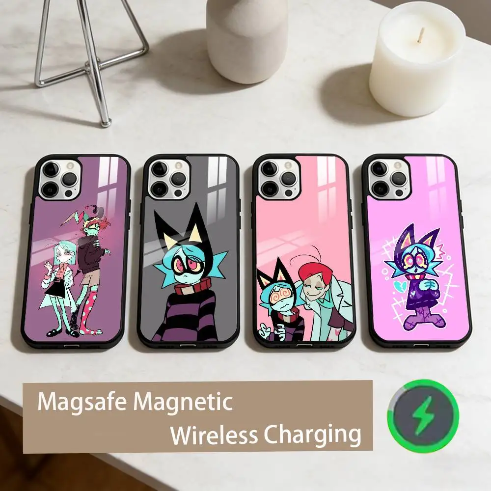 

Anime P-Psychocuties Phone Case For iPhone17,16,15,14,13,12,11 Plus,Pro Max Magnetic For Magsafe Wireless Charging