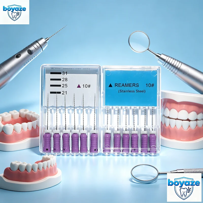 10Box Endodoncia Endo REAMERS Dental Dentistry Dental Instruments Endodont Dental Stainless Root Canal Hand Durable Easyinsmile view 5