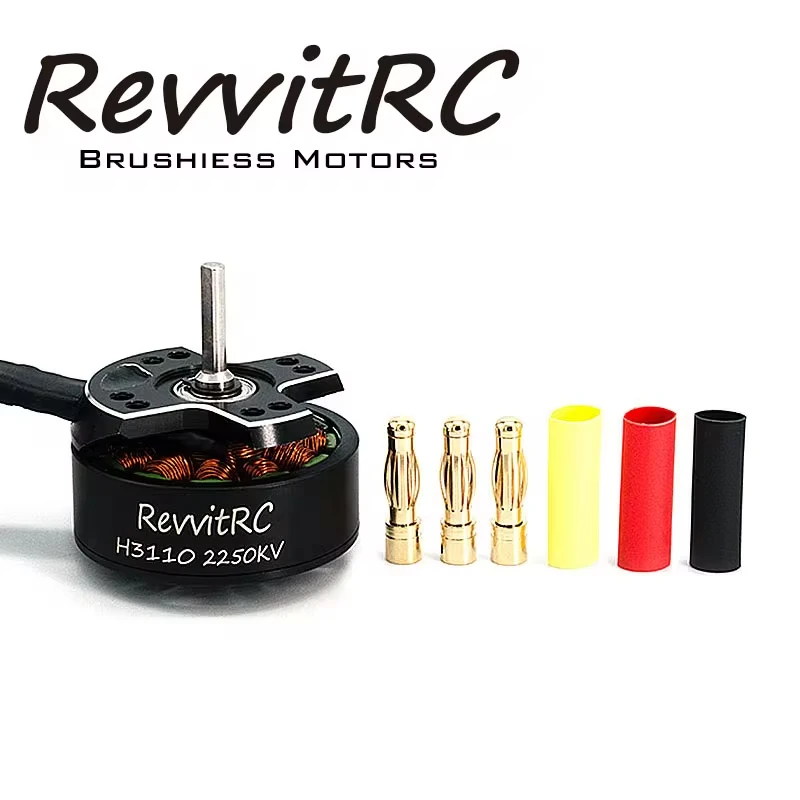 Revvitrc mobil RC Am32เฟิร์มแวร์ตีนตะขาบ50A ระบบไฟฟ้า ESC มอเตอร์ไร้แปรง3110 2250KV สำหรับ1/10 TRX4 SCX10รถตีนตะขาบ