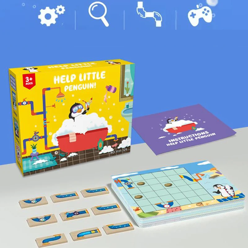 

Развивающая игра-головоломка «Лабиринт» для детей: тренировка логического мышления, интерактивная игра для родителей и детей, настольная развивающая игрушка