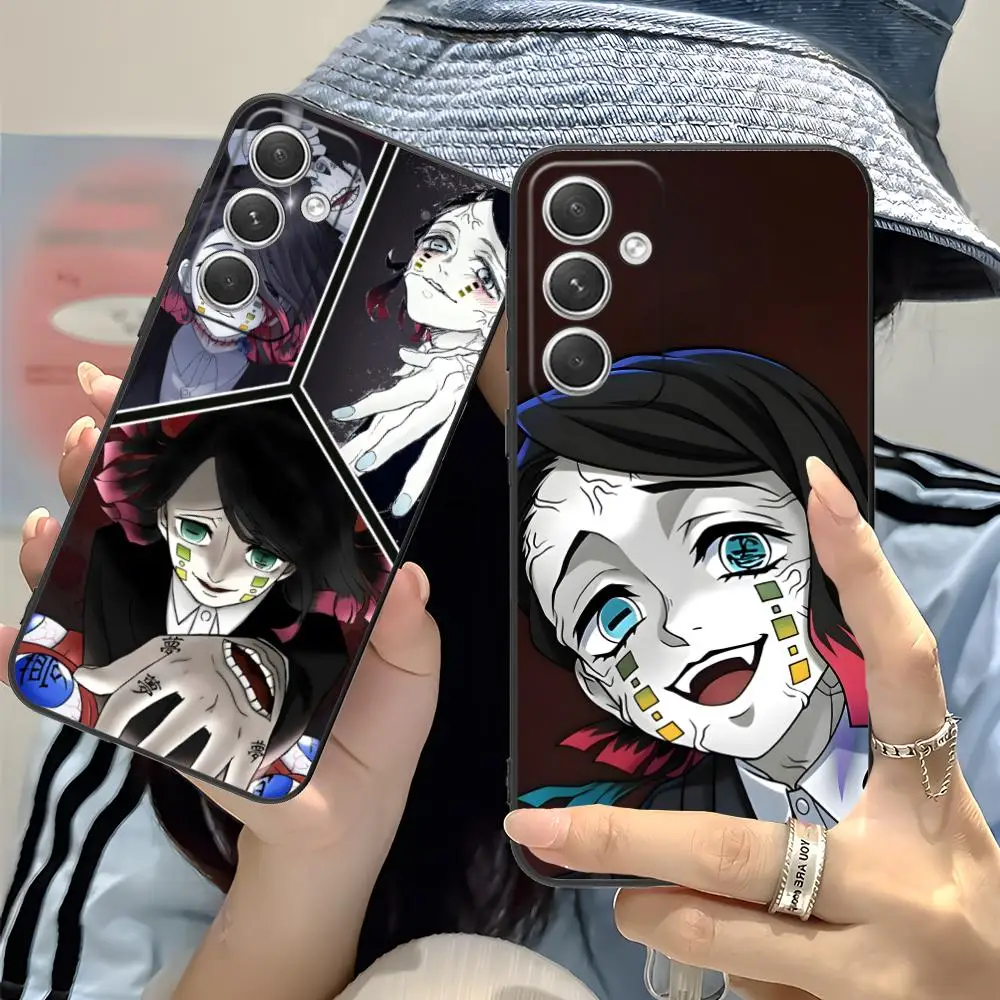 

Demon Slayer Enmu Tamio Phone Case for Samsung Galaxy S25 S24 S23 S22 S21 S20 S10 S9 Plus FE Ultra Lite Black Smartphone Luxury