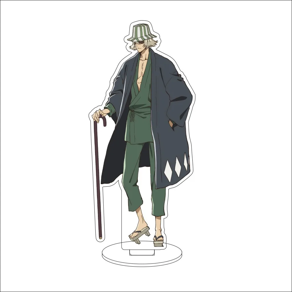 16CM Anime BLEACH Kurosaki Ichigo Hitsugaya Toshiro Kuchiki Rukia Ishida Uryuu Inoue Orihime Cos Acrylic Figure Stand Ornaments view 5