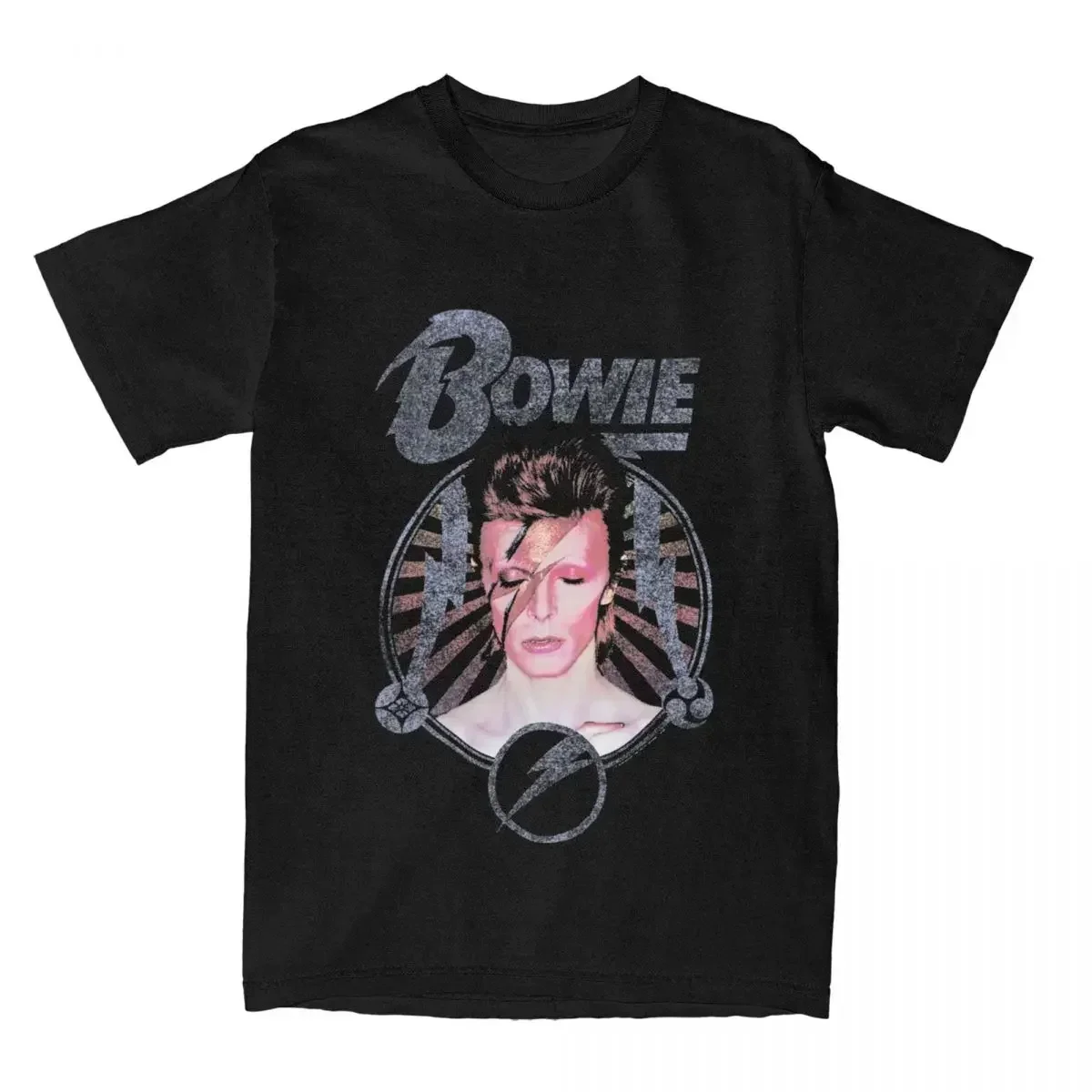 

Men menBlue Davids Bowies Graphic T Shirt Merchandise Vintage 100% Cotton T Shirt Tee Clothes New Arrival