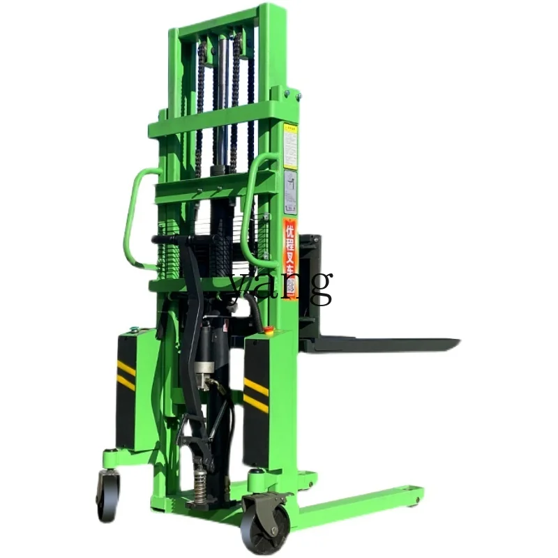 

LH semi-electric forklift dual-purpose stack height hydraulic loading and unloading pallet lift forklift