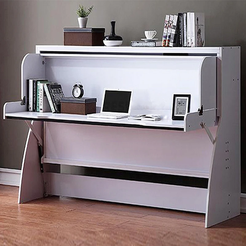 

Невидимая кровать, книжный шкаф, стол, встроенная кровать, скрытая стена, многофункциональная маленькая квартира, домашнее пианино с опрокидыванием