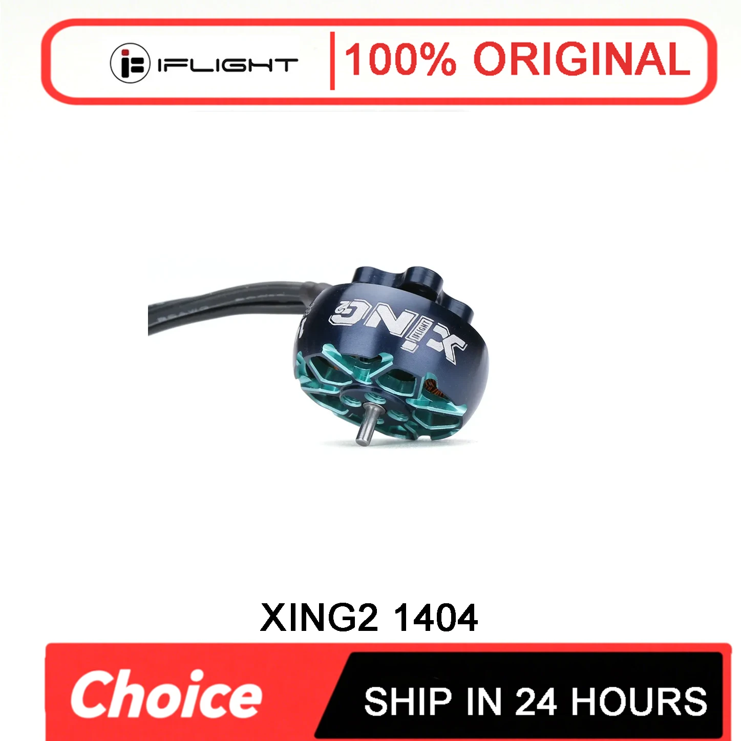 IFlight XING2 1404 3000KV/3800KV/4600KV 2-4S Toothpick Ultralight Build Unibell Motor Compatible 3-4inch Propeller for FPV Drone