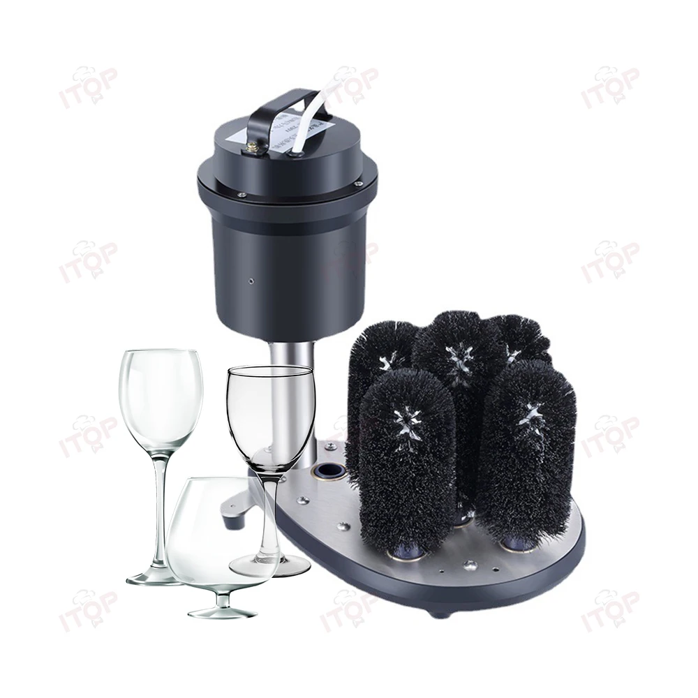 Small Hotel Restaurant Coffee Cup Washer Stainless Steel Easy Cleaning Wine Glass Washing Machine