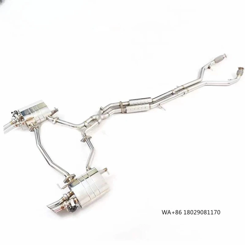

Exhaust Valve Control Catback Exhaust for A8 C8 3.0T 2018-2022 Exhaust Pipe Muffler 304 Stainless Steel High Performance
