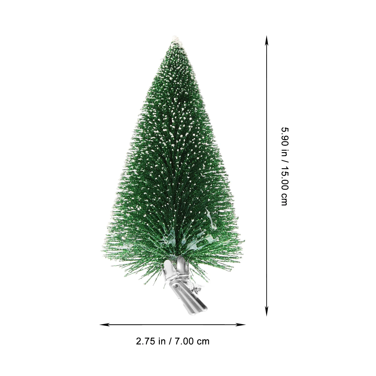 

3Pcs Christmas Tree Clips Mini Artificial Tree Decor Festive Holiday Decorations for Xmas Party Wedding Favor Photo Prop