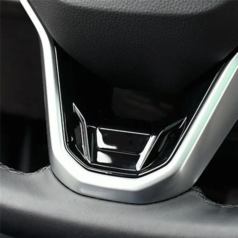 11.11Gloss Black Interior Steering Wheel Trim for Golf 8 MK8 Accessories 2020 2021