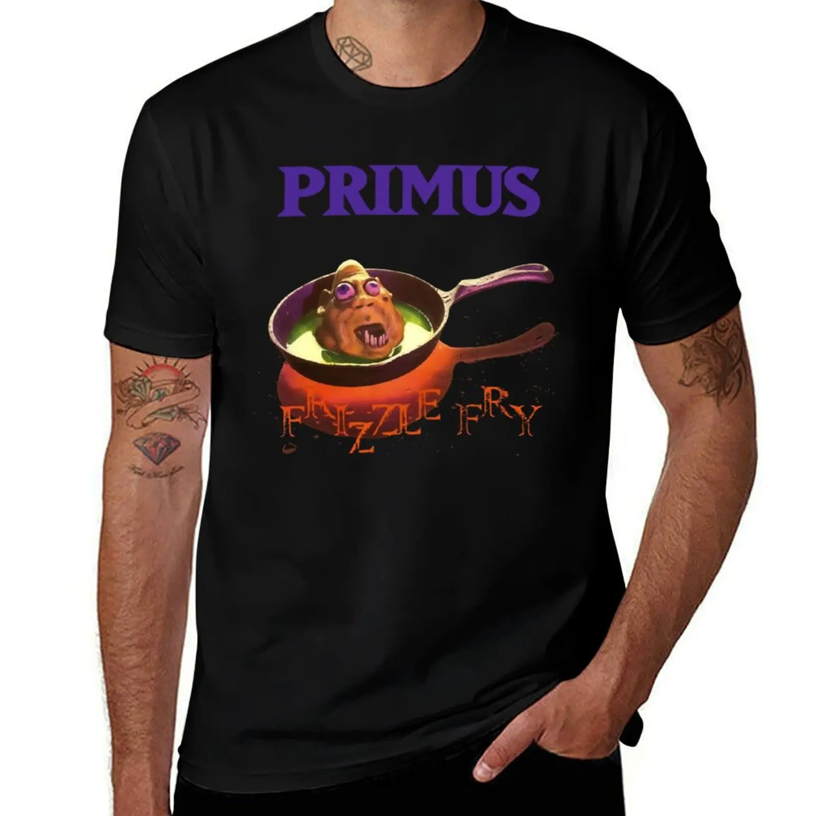 primus frizzle fry T-Shirt t shirt man luxury T-Shirt