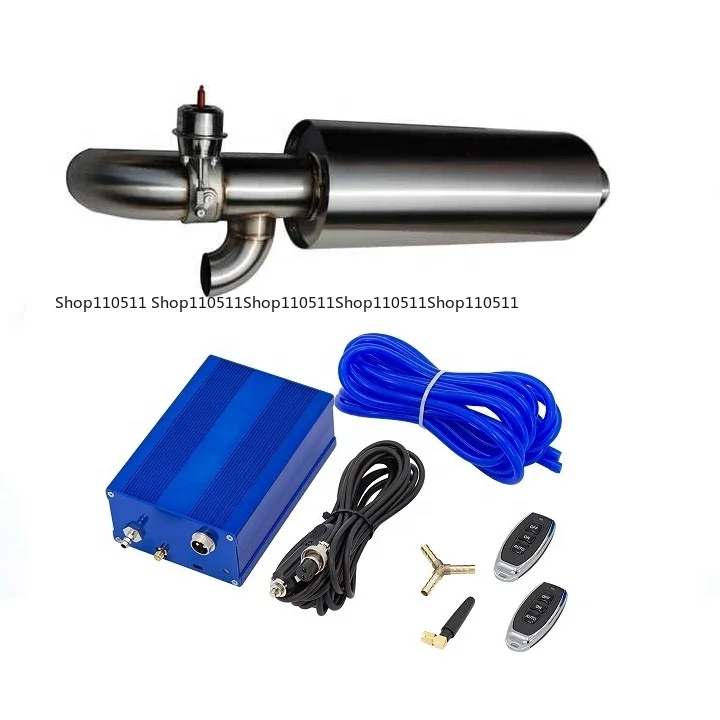 76Mm 63mm Stainless Steel Electric Exhaust Vacuum Globe Valvetronic , Universal with Remote Control