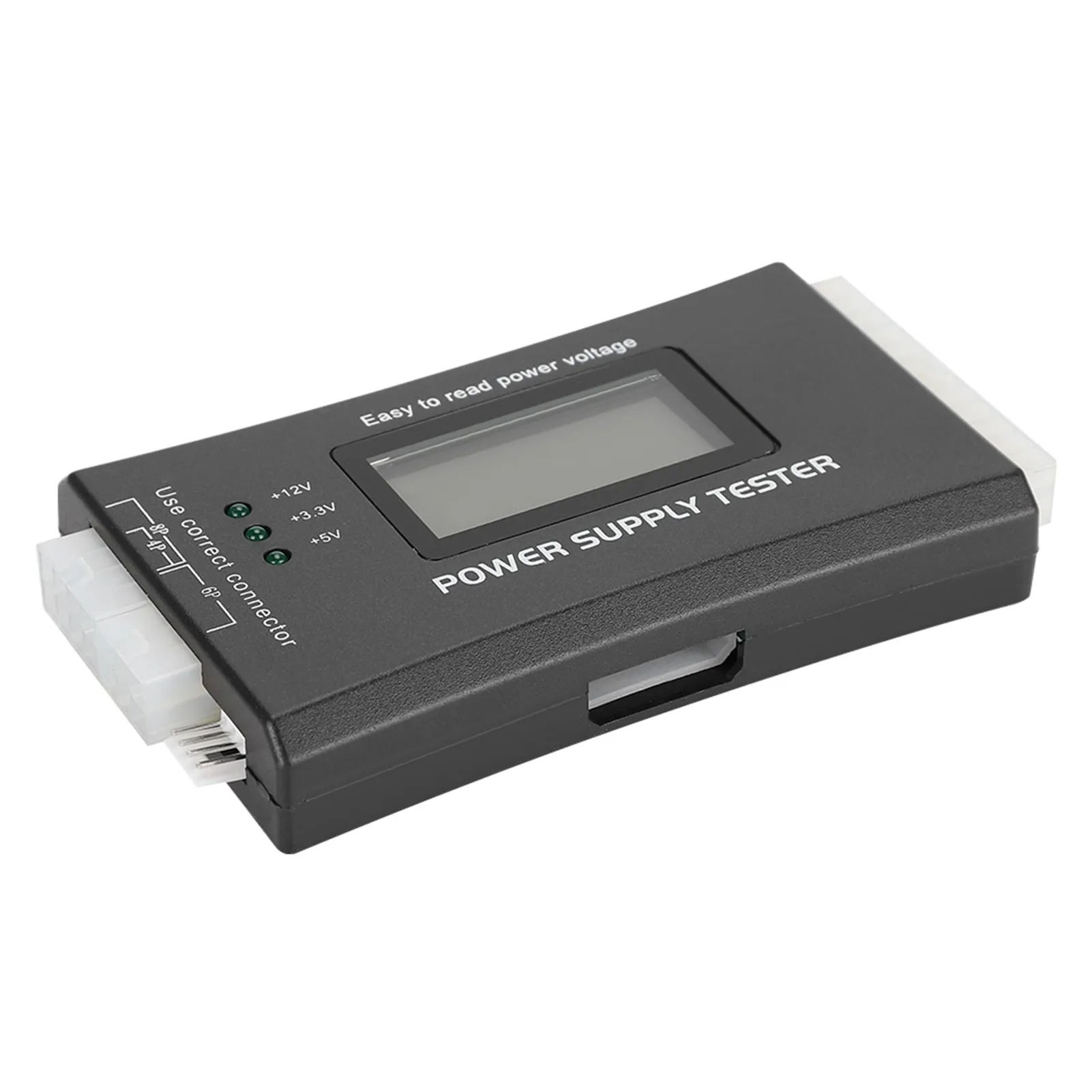 Computer Tester Computer Tool ATX Power Supply Computer Host Inspection and Maintenance Tester Tool with LCD Display