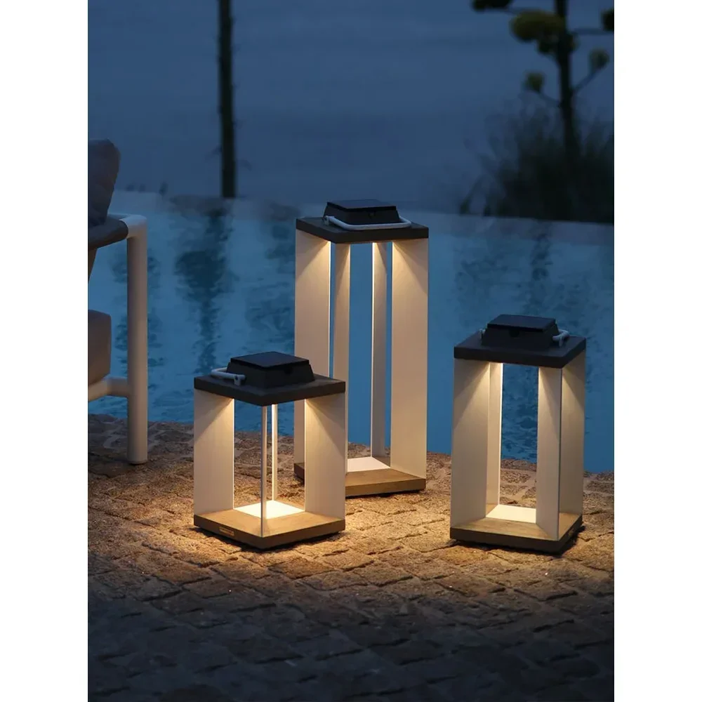 Solar Lawn Lamp Wireless Courtyard Outdoor Waterproof Landscape Lamp Villa Simple Garden Decorative Lights