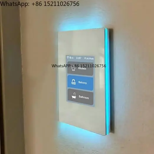

Lanbon L8 LCD Smart Switch Smart Home Automation Products 1 2 3 Gang Light Switch 2 Way 3 Way Wifi Home Assistant Alexa
