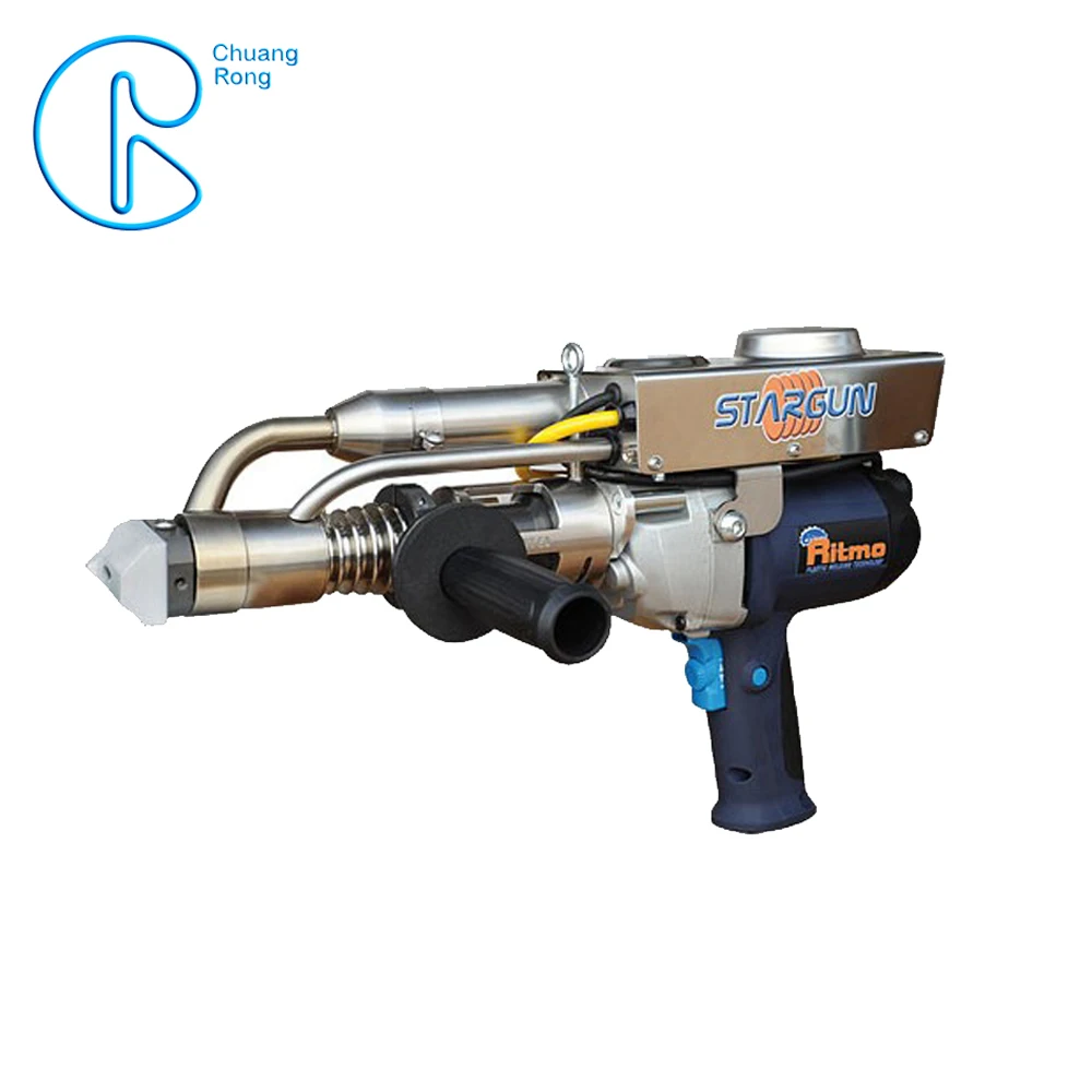 Plastic Machinery Of 1600w Pvc Hand Extruder Hot Air Extrusion Welding Gun