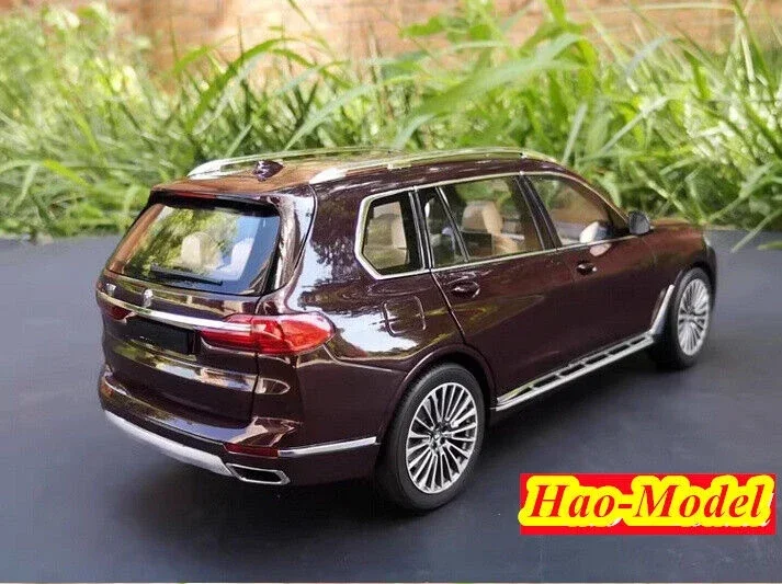 kyosho 1/18 For BMW X7 G07 2019 Alloy Metal Model Car Diecast Ornaments Toys Boys Birthday Gifts Hobby Display Collection Brown