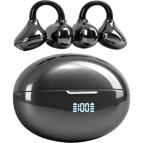 Imagen 2 del producto Auriculares con traducción AI, auriculares Bluetooth abiertos con Clip de perlas, 164 idiomas, traducción en tiempo Real para viajes, negocios y aprendizaje