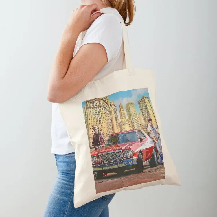 

Starsky and Hutch Tote Bag shopping cart bags Women's shopper Handbags women canvas tote bag