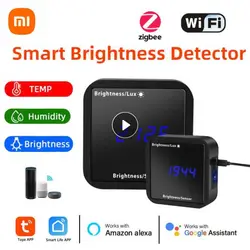 Xiaomi Smart Home Via Alexa Google Assistant ZigBee WIFI Brightness Temperature And Humidity Sensor Smart Linkage Motion Sensor