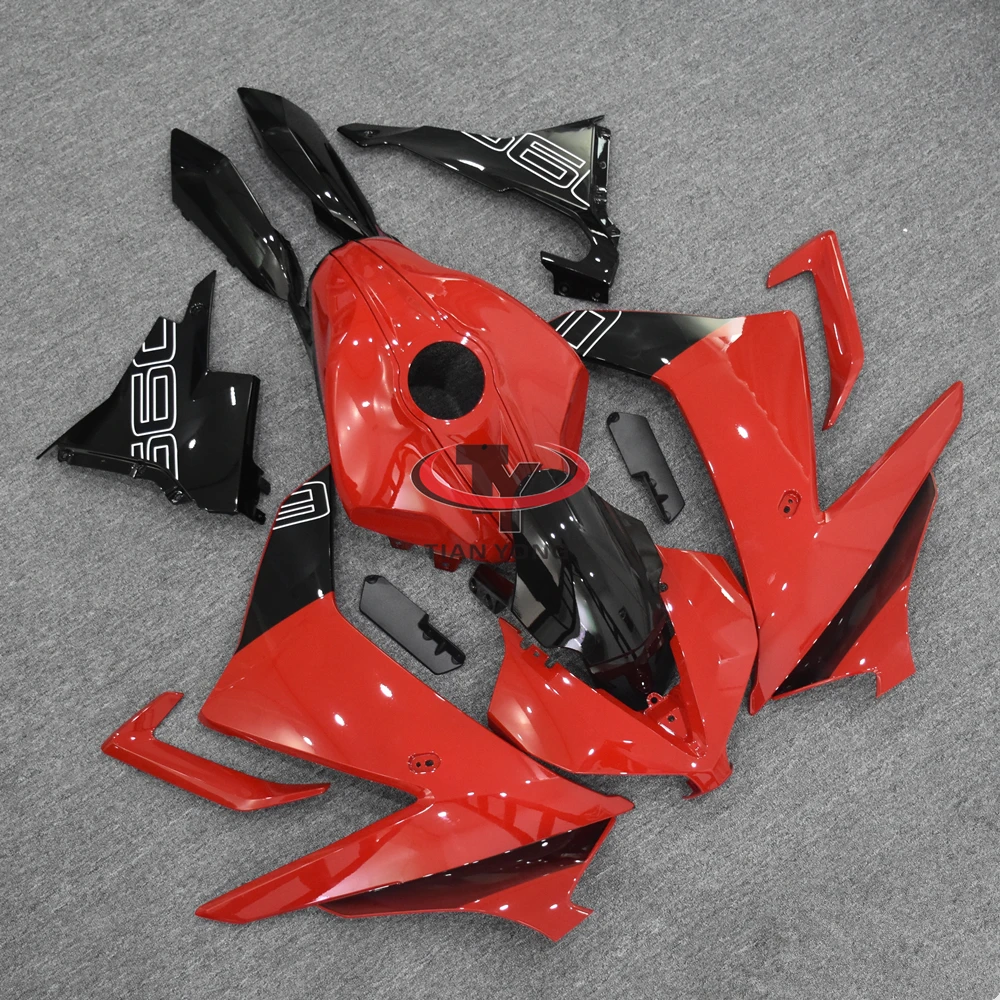 Motorcycle For Triumph Daytona 660 2024 2025 Full Fairing Kit Bodywork Injection Cowling Bright red black letter gradient print