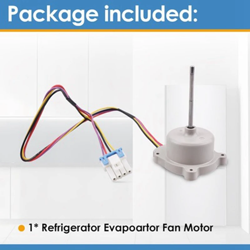 ABKR-Moteur de ventilateur de réfrigérateur EAU65058313 pour congélateur Kenmore, remplacement EAU63103001 AP7178307 PS16662420 DC12V