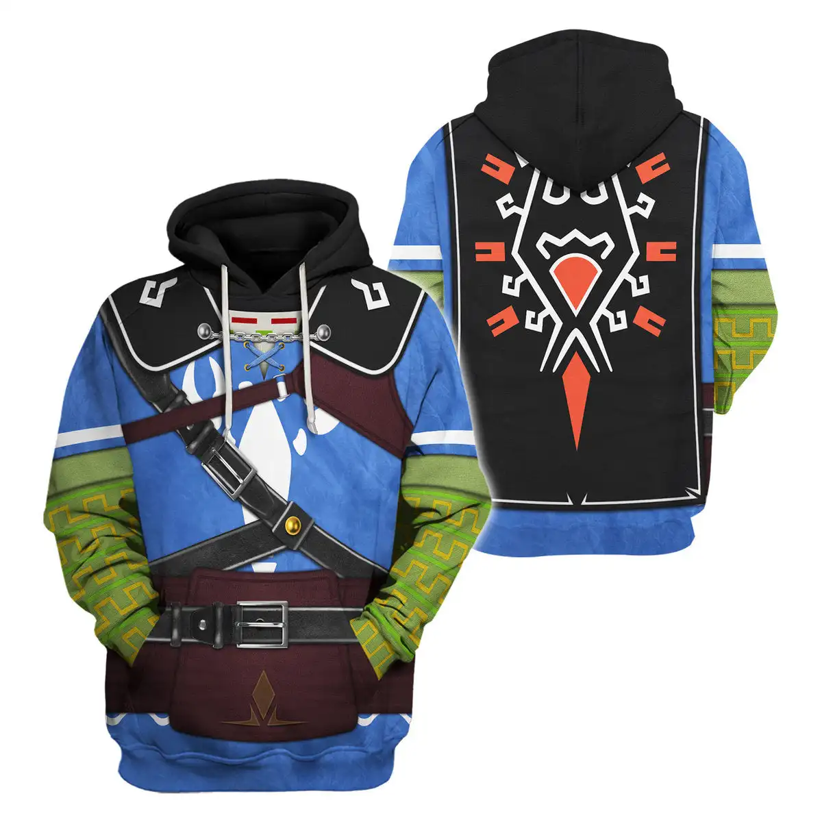 

2024 New Tears of the Kingdom 3D Printed Spring Fall Men's Sweatshirts Pullover Hot Sale Trendy Cool Street Sweatshirts Clothing Tops