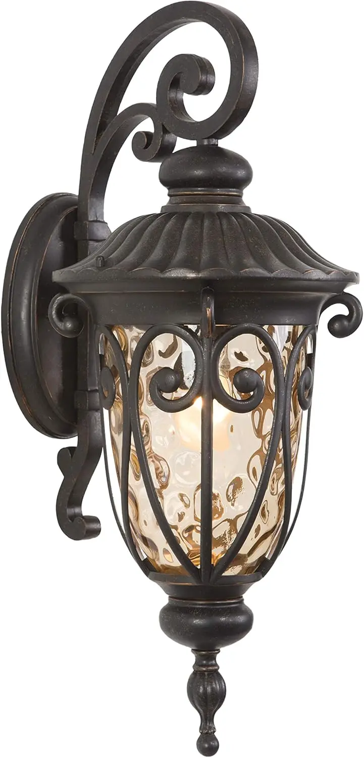 

Viviana Collection Nine-Inch Incandescent Exterior, 1-Light Wall Sconce/23-Inch, Oil-Rubbed Bronze