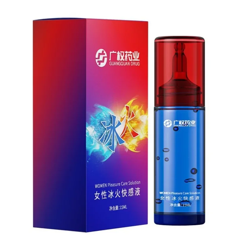 Hot Sale Women's Ice Fire Pleasure Enhancement Liquid Enhances Sensitivity Supplies Female Orgasm Gel Lube Adults Sex Products