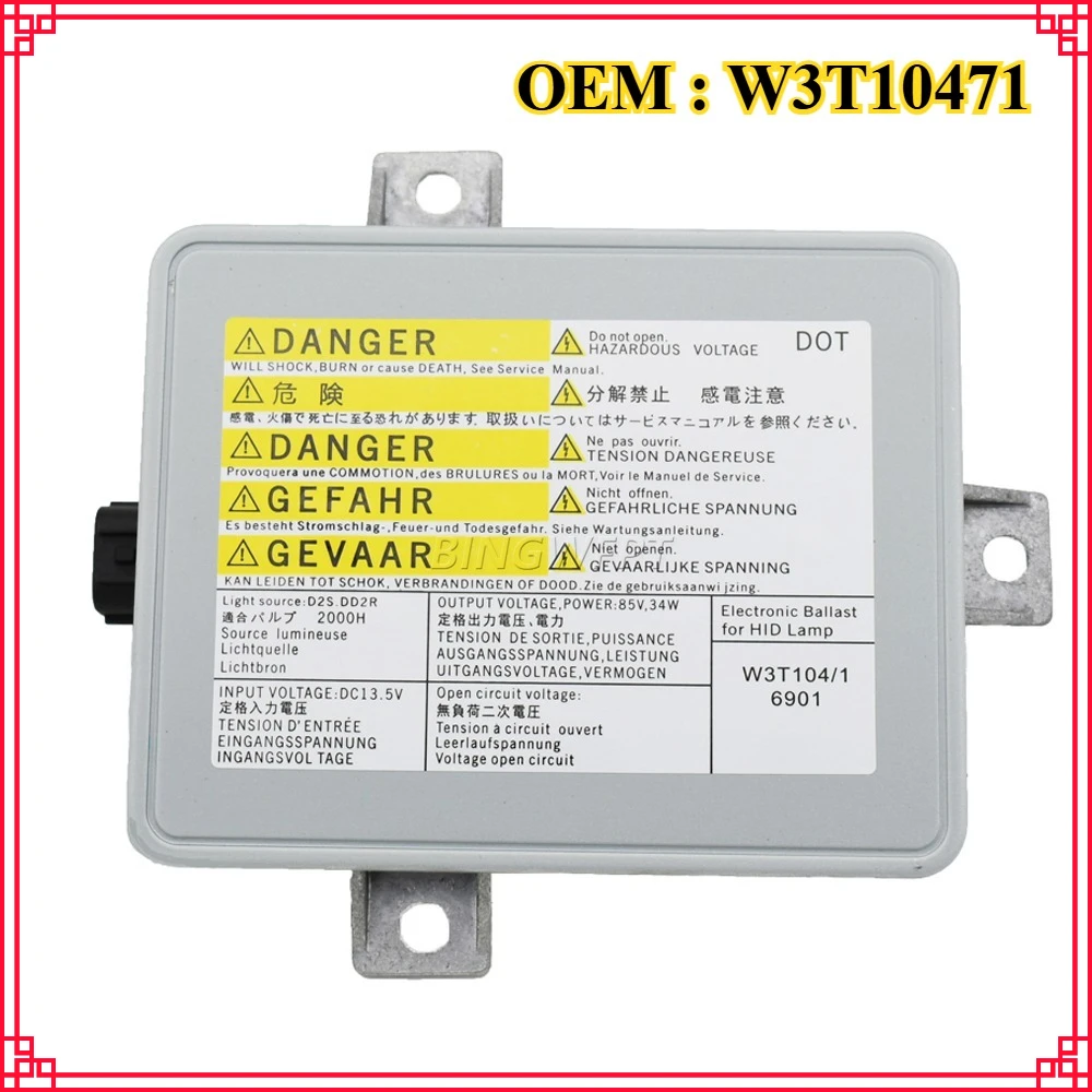 W3T10471 X6T02981 X6T02971 W3T11371 Xenon HID Headlights Igniter Inverter Control Ballast Igniter For Honda Accord 2002-2005