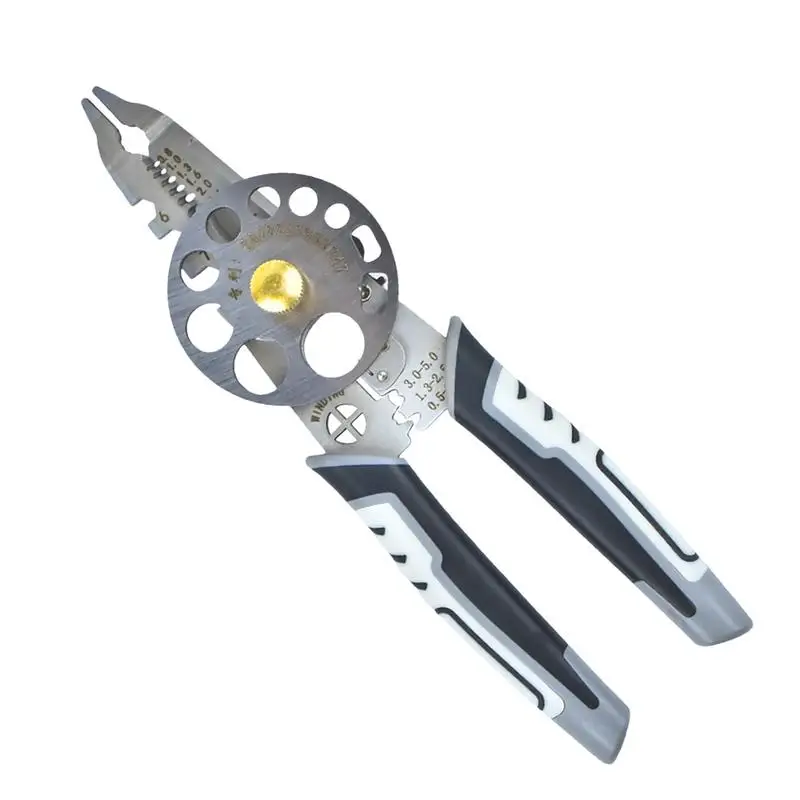 Wire Pliers Tool Handheld Wire Stripper Handheld Wire Cutter Tool Multi-Function Wire Crimping Pliers For Repair Daily Work