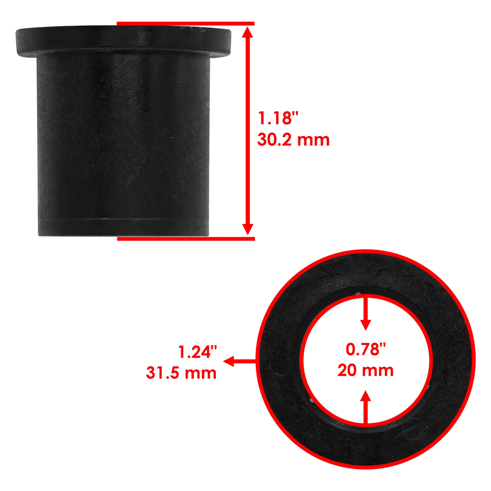 4 Piece Flange Bearing Bushing Kit with 741-0990B and 941-0516 Components for For outdoor Power Equipment Maintenance