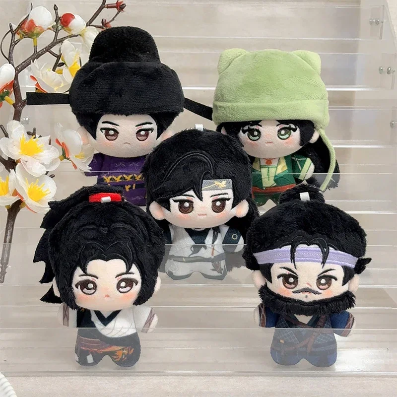 10 cm Where Winds Meet Cartoon-Charakter-Puppe, süßer weicher Füllungsanhänger, Jiang Ying, chinesisches Kampfsportspiel, süßes Spielzeuggeschenk