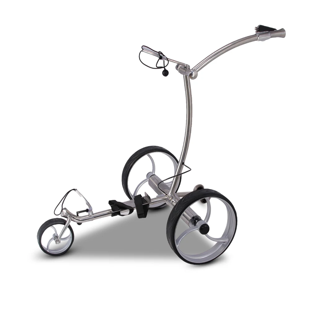 Wildstride Afstandsbedienbare Elektrische Golfkar 24V 10Ah Batterij 20KM Bereik 8KM/H Snelheid 200W Dubbele Motoren Golf Trolley Buggy G7R