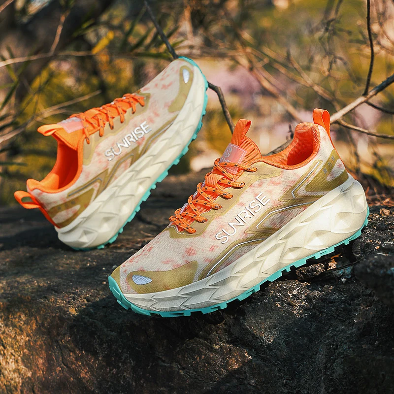 Neue Premium Unisex Berg- und Straßenmarathon-Laufschuhe mit MD-Sohle, Paar-Sportschuhe für Outdoor-Morgenläufe, Ganzjährig Nutzbar – Detail 16