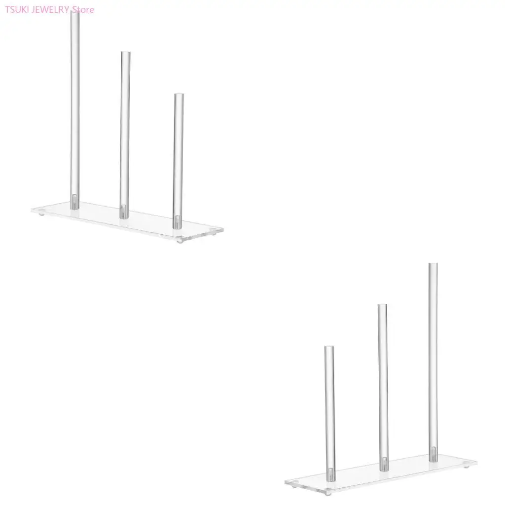 

62KE Органайзер для аксессуаров для волос Резинка для волос Подставка для ювелирных изделий Стойка для выставки товаров для