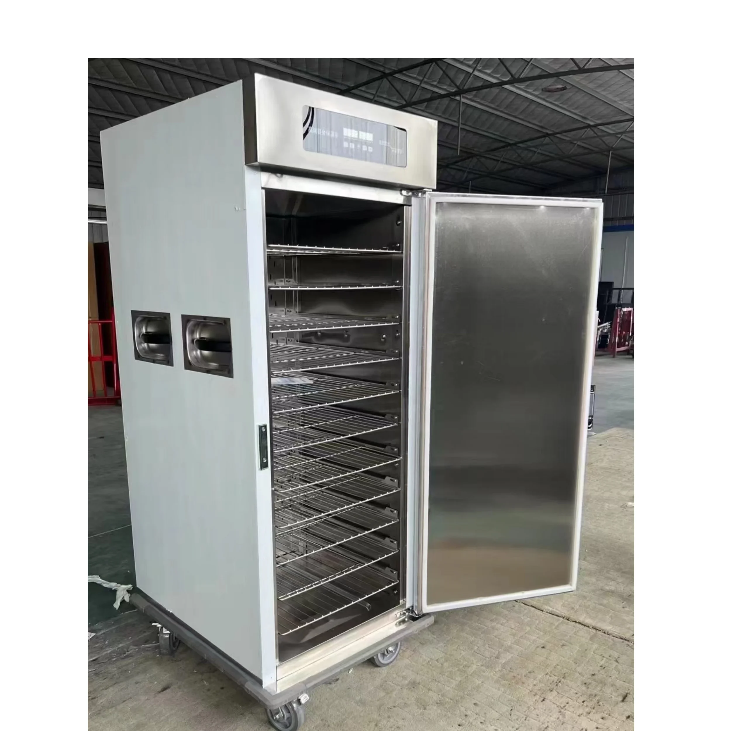 

Newest Food Warming Cabinet Stainless Steel Computer Panel Version Insulated Banquet Cartpromote sales