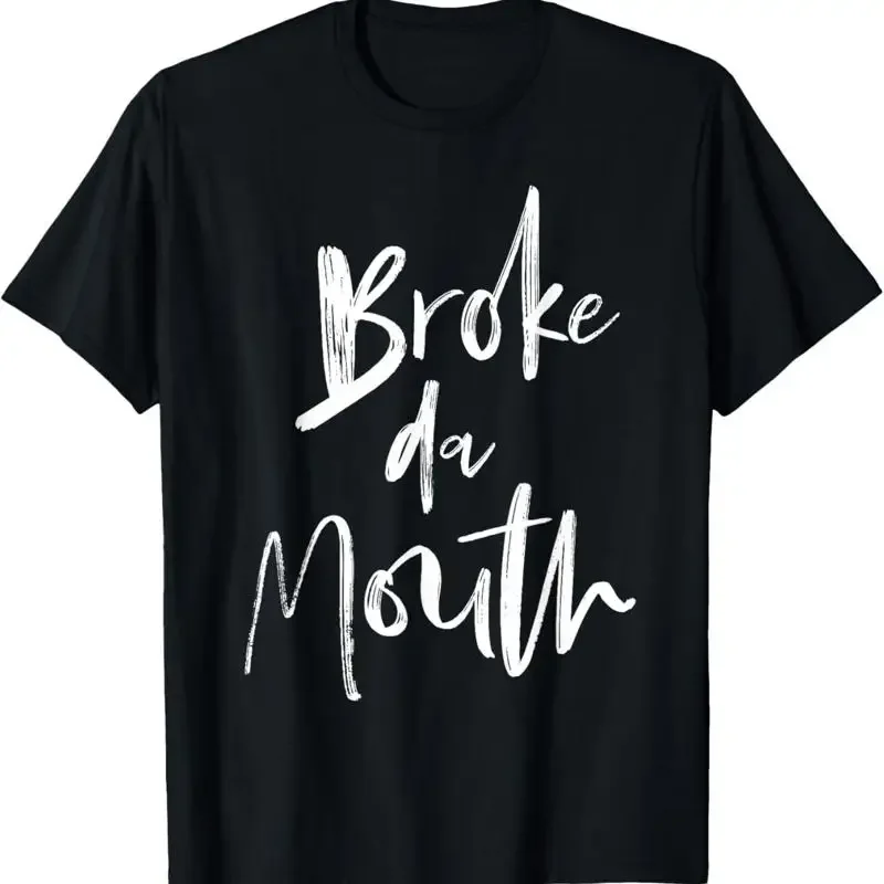 Broke Da Mouth T Shirt Pidgin English Delicious Food Hawaii