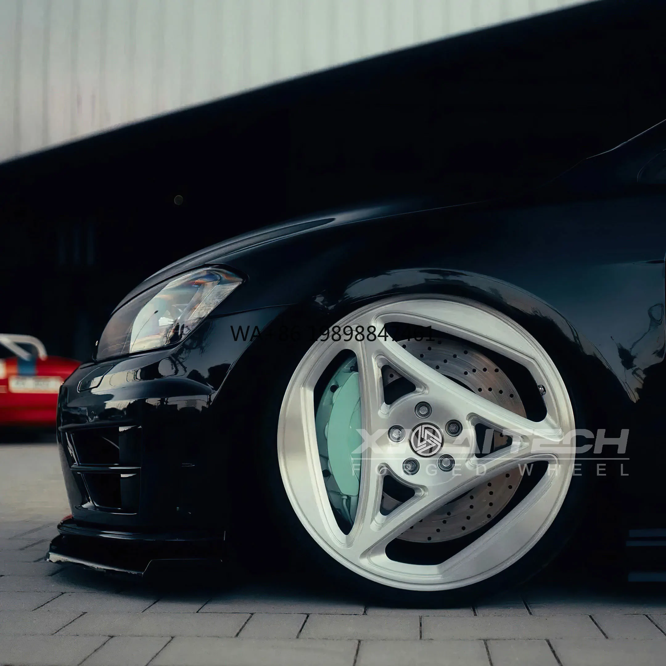 

XL 1-piece Silver Brushed Custom Forged Wheels Deep Concave 5x120 5x112 5x114.3 Racing Car Wheel for bmw audi Mercedes