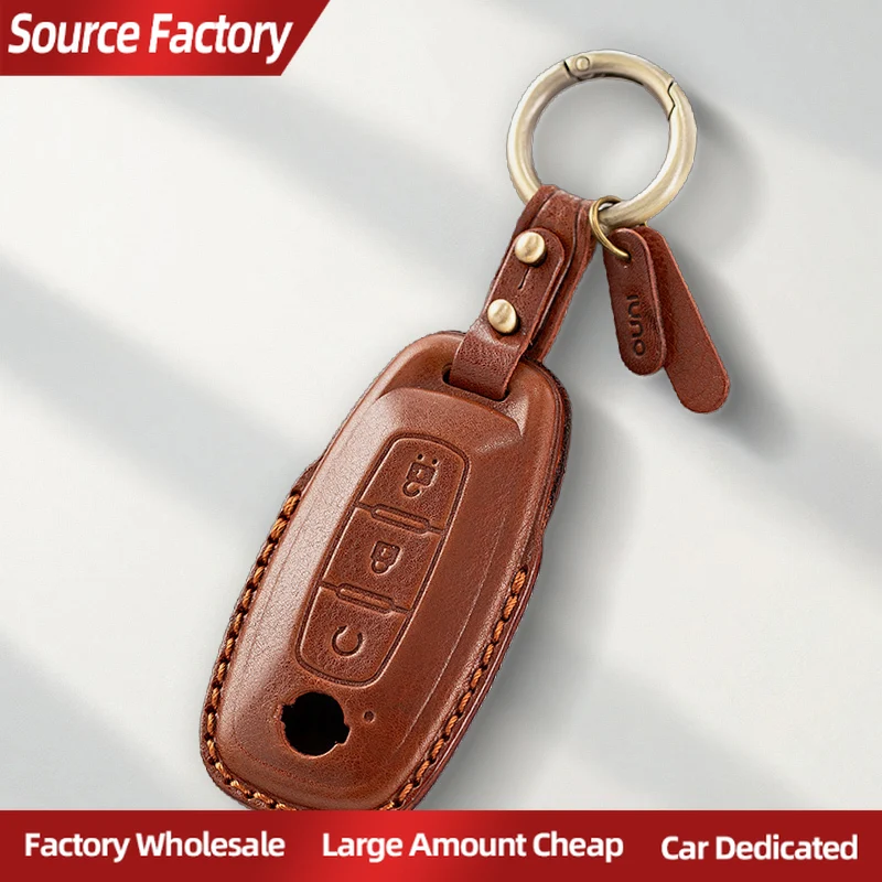 

Стайлинговые молдинги из натуральной кожи, протектор для Nissan X-trail T33 Qashqai J12 Teana Altima Ariya, чехол для ключей, брелок