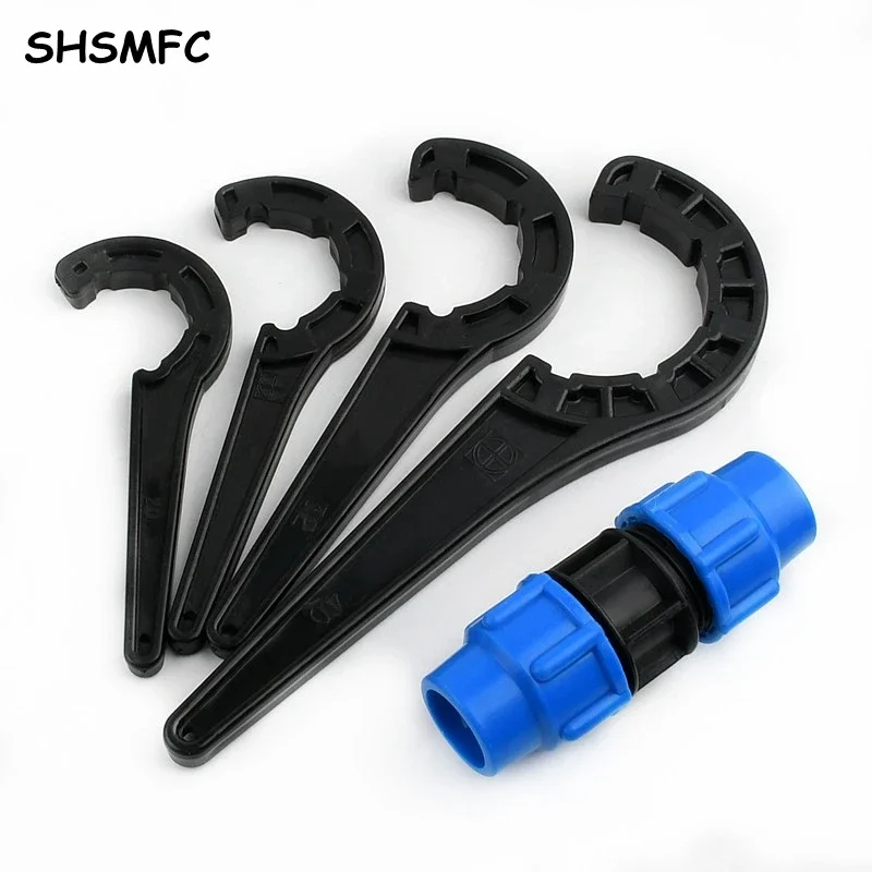 PE PVC Irrigation Fitting Wrench for 20 25 32 40 50 63 mm Pipes Quick Connect Valve Lock Tool High Pressure 850 kPa DIN Certifie