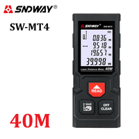 SNDWAY laser distance meter 40M 60M 80M 100M 120M rangefinder trena laser tape range finder build measure device ruler test tool