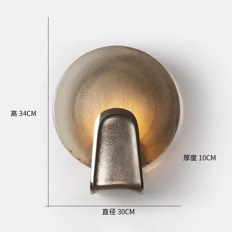 Modern luxury style wall lamp, living room staircase bedroom hotel decoration atmosphere lamp