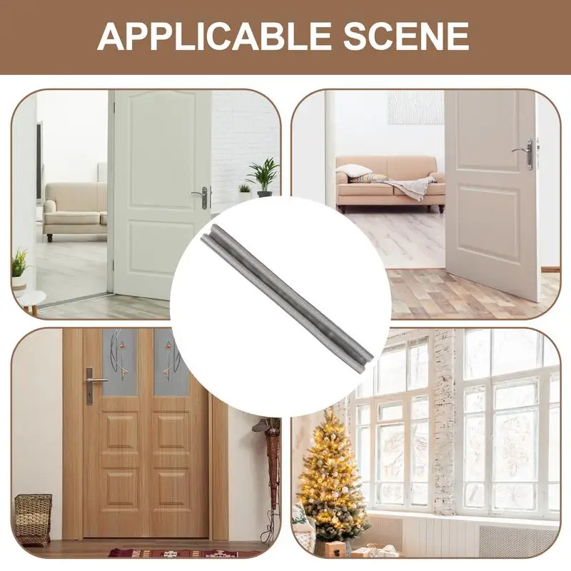 Sliding Door Cold Air Blocker Weather Stripping Door Seal Soundproof Windproof Dustproof Block Light Door Draft Stopper For door